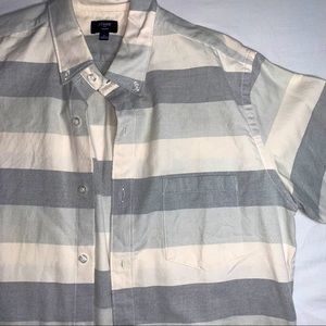 J. Crew Classic Button Down Short Sleeve Size M